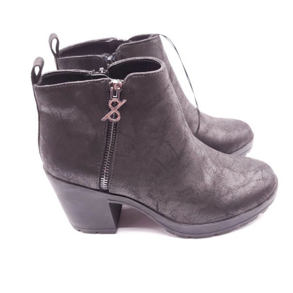 New Parker & Sky Black Ankle Boots Size 7.5 - Picture 2 of 8